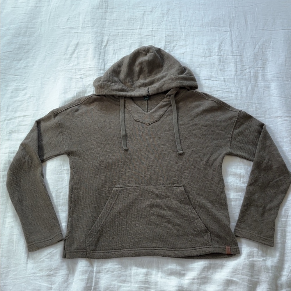 Roots Olive Green Cotton Blend Sweater
